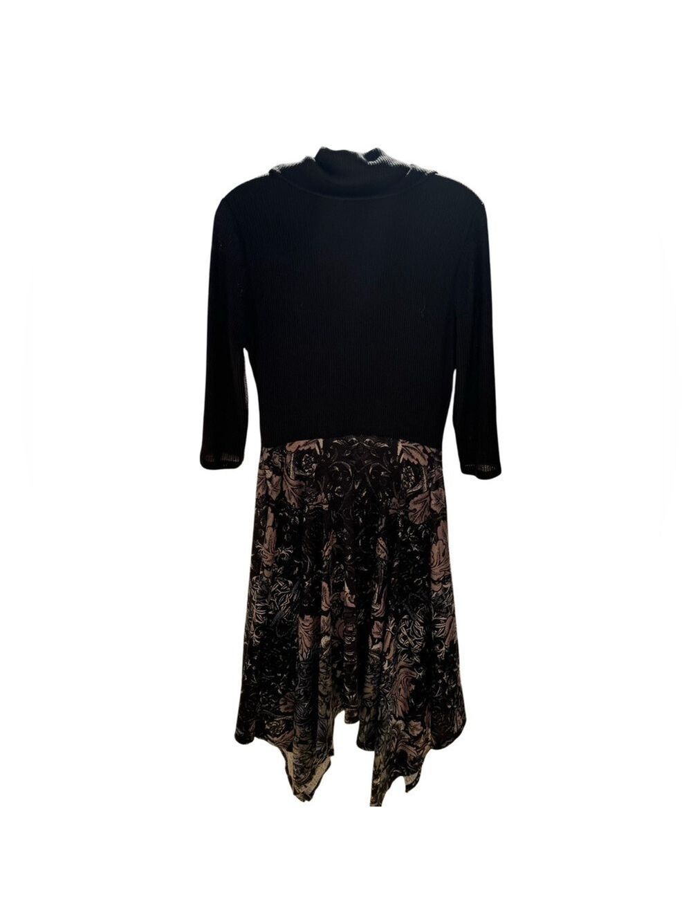 Signature by Robbie Bee Cowl Neck Dress Medium - Picture 3 of 6